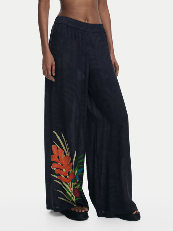

Широкие брюки палаццо 25SWMW02 Desigual, черный