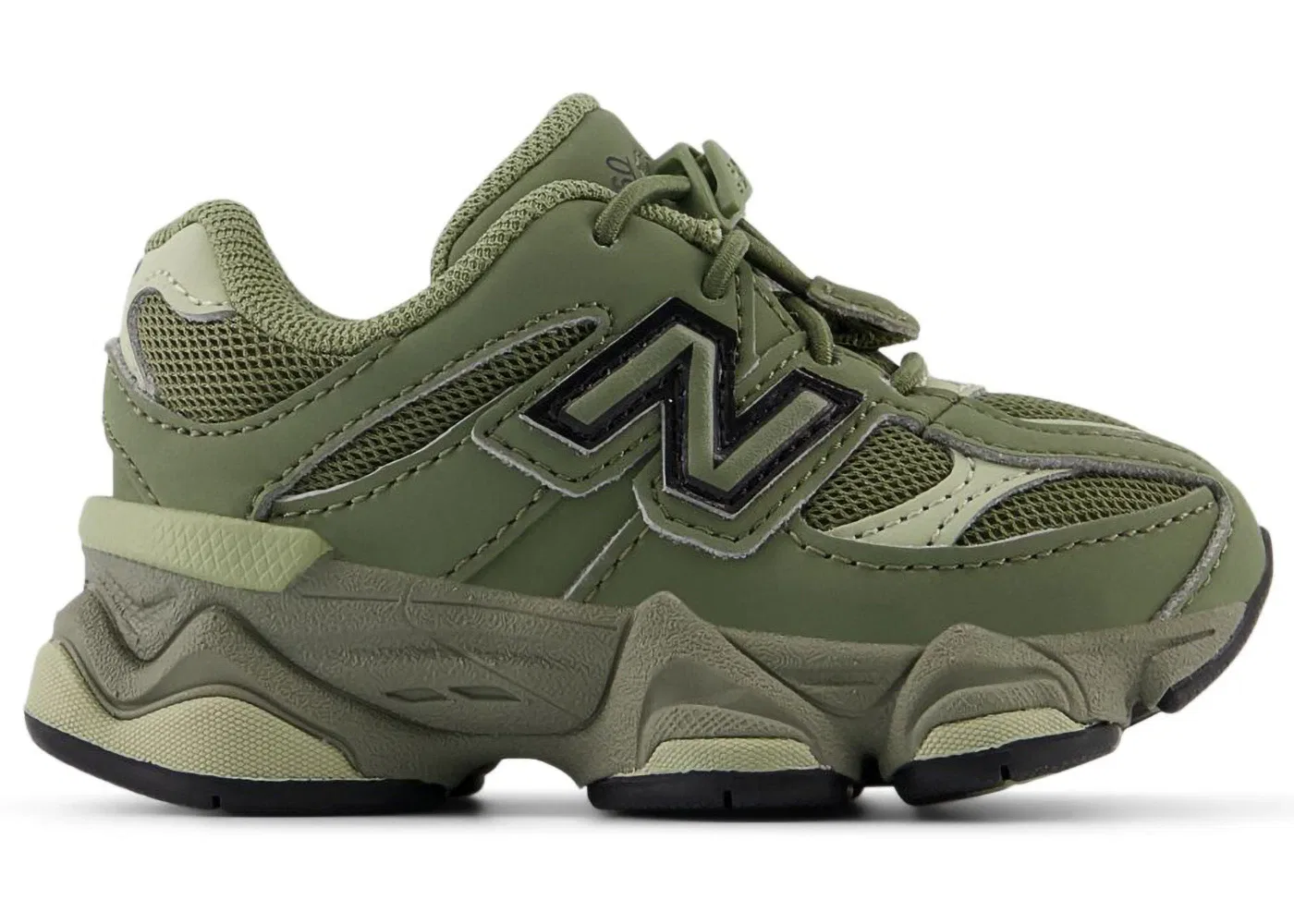 Детские кроссовки Lifestyle New Balance 9060, Dark Olivine/Olivine