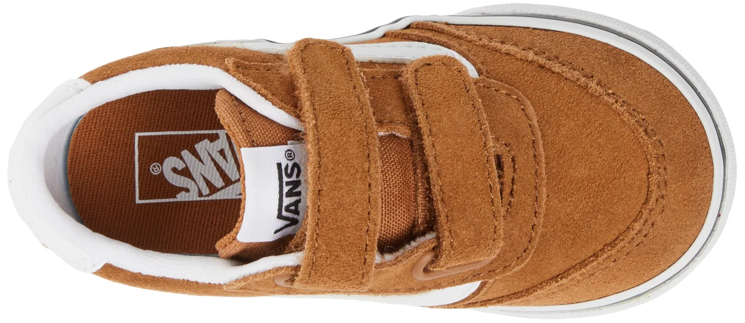 Детские кроссовки для мальчиков с принтом Brooklyn LS V Vans, Chipmunk — фото 3