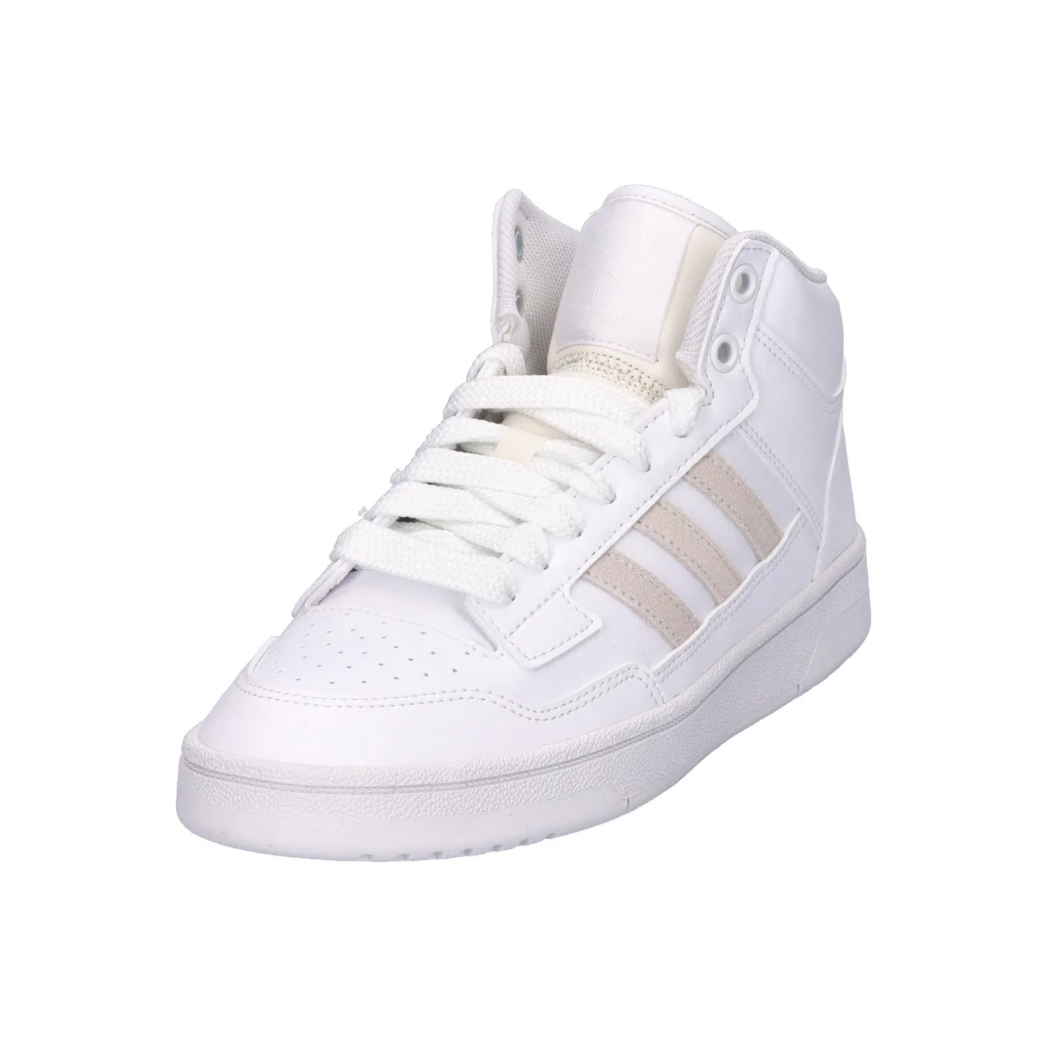 Детские кожаные кроссовки Rapid Court Mid J adidas, Weiss — фото 4