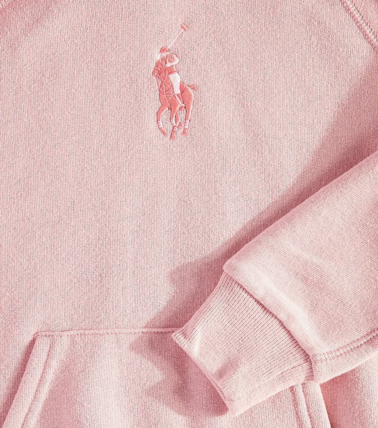 Толстовка с капюшоном Polo Ralph Lauren Kids, розовый — фото 3