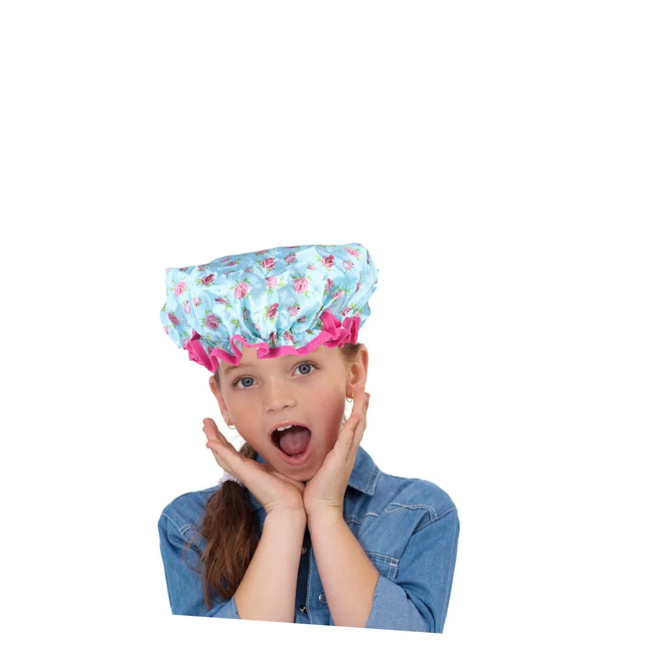 Шапочка для душа EVA NIYANGLE, 2 шт, 25x25 см, Multi