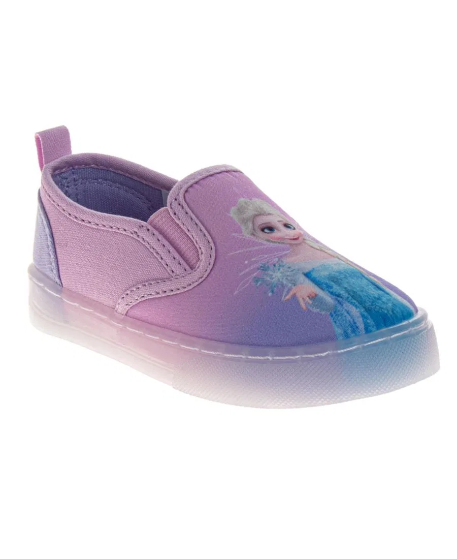 Кеды из канваса с принтом Elsa and Anna Disney, Pink Lilac