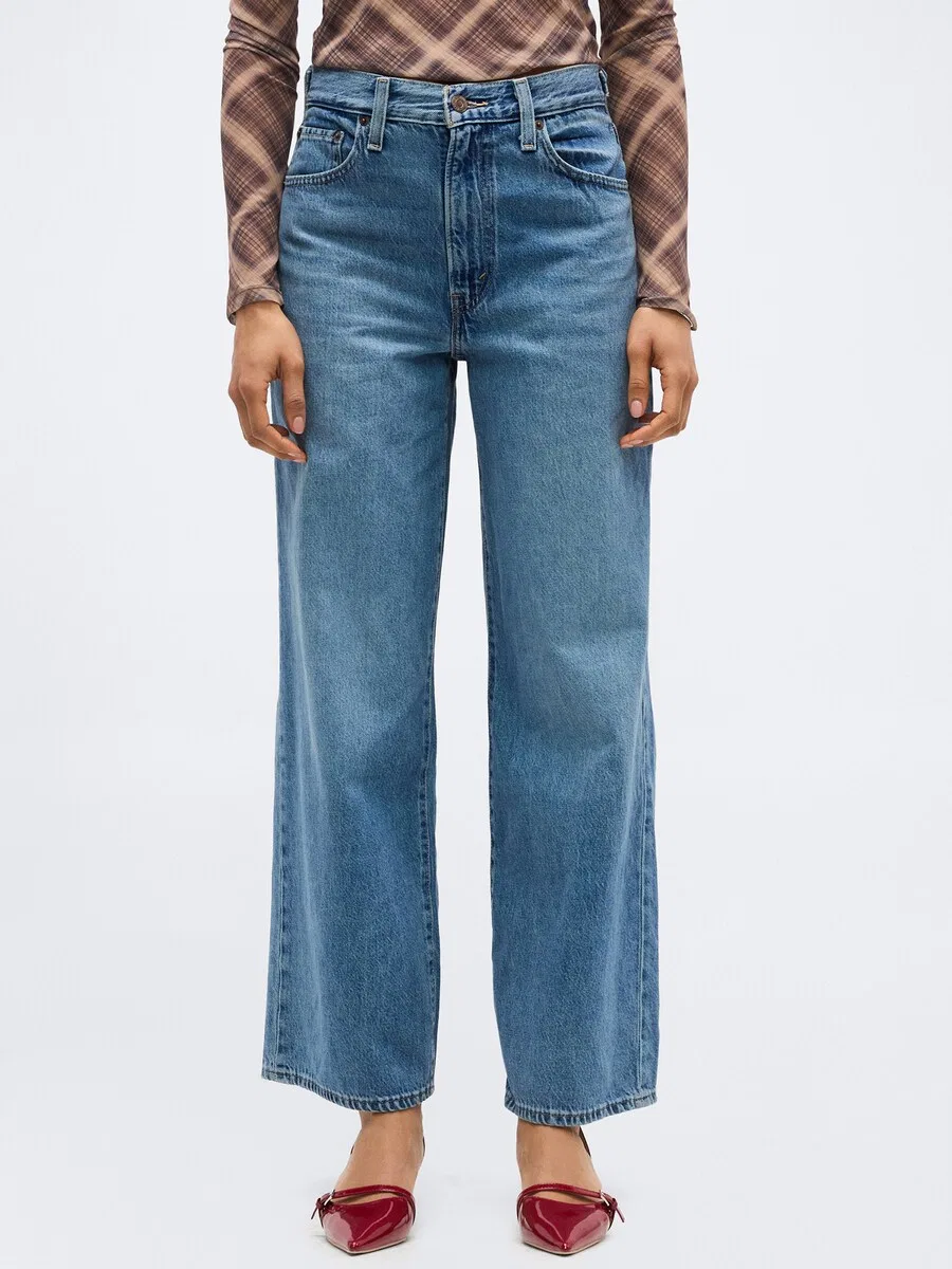 Джинсы LEVI'S Wide leg Jeans 'CINCH WIDE LEG' синего цвета — фото 2