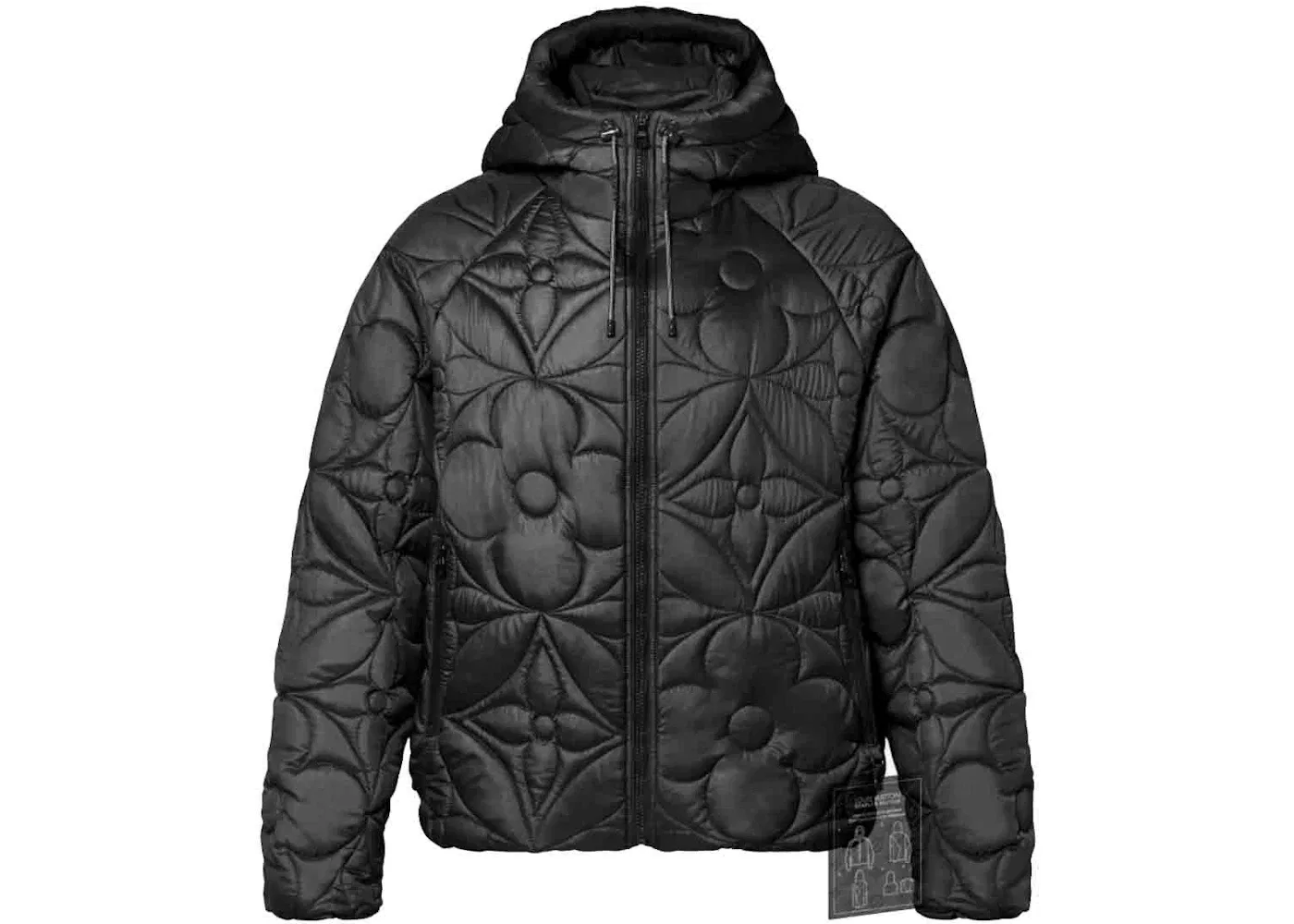Мужская куртка с квилтингом Louis Vuitton, Black