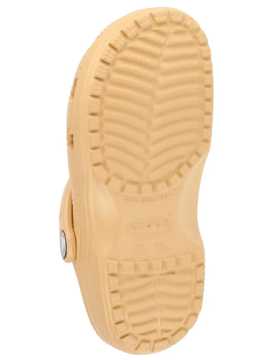 Сандалии Crocs 'Crocs Classic Clog Kids' пастельно-оранжевого цвета — фото 3