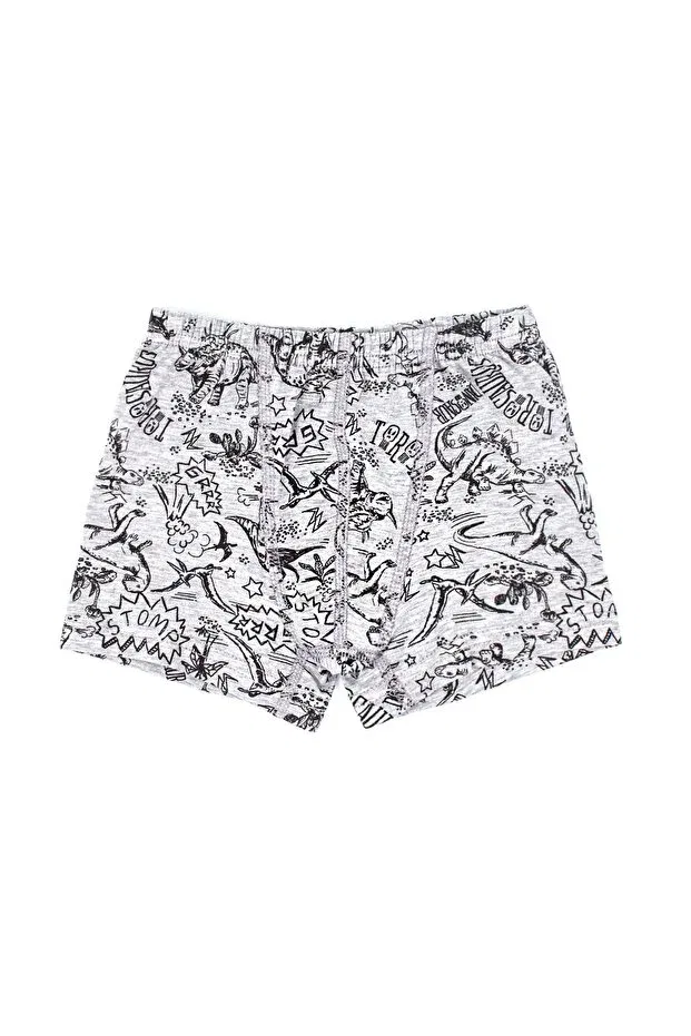 Детский комплект нижнего белья для мальчиков с принтом Boxer Shorts Öts, Black — фото 2