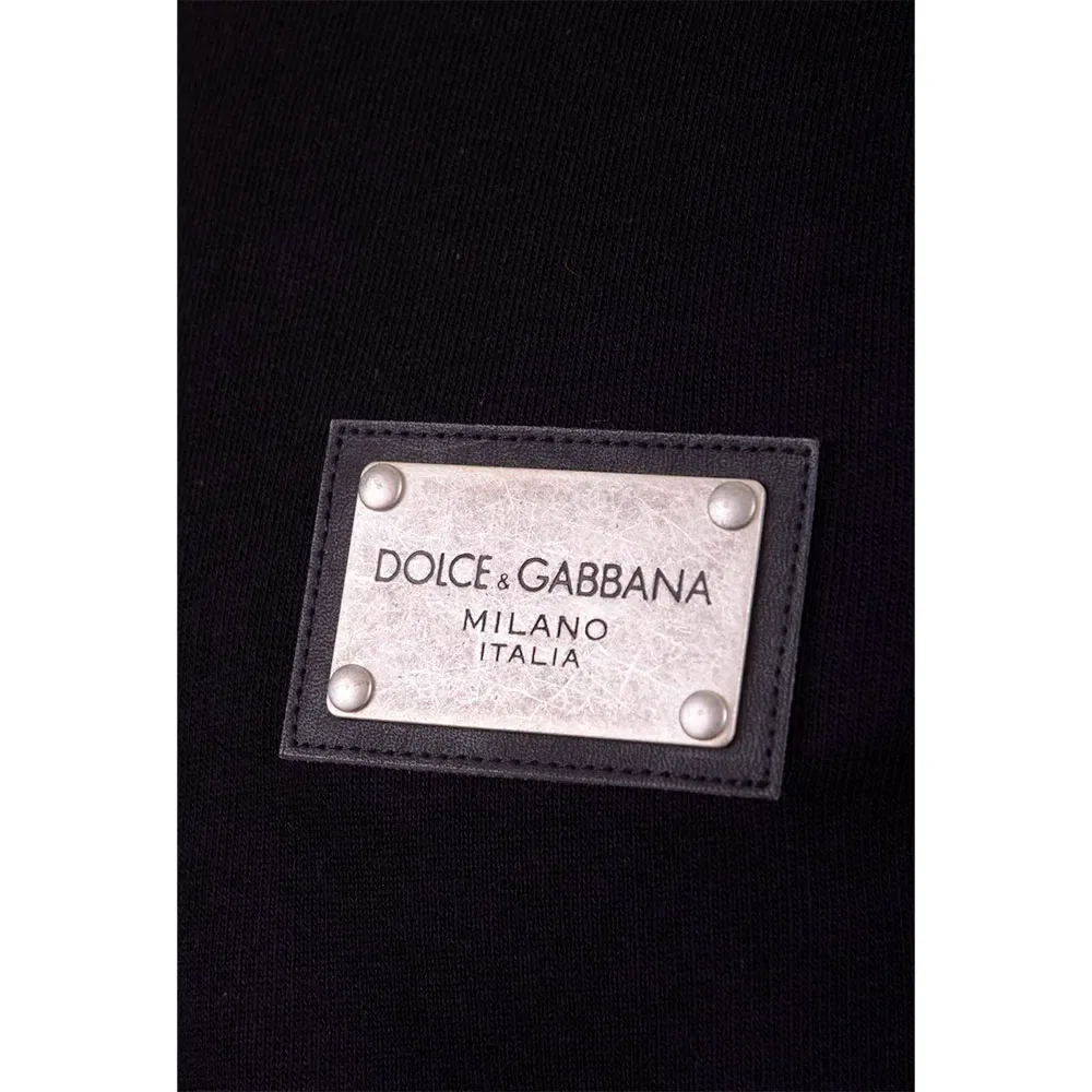 Мужской хлопковый свитшот Dolce & gabbana, Black — фото 4