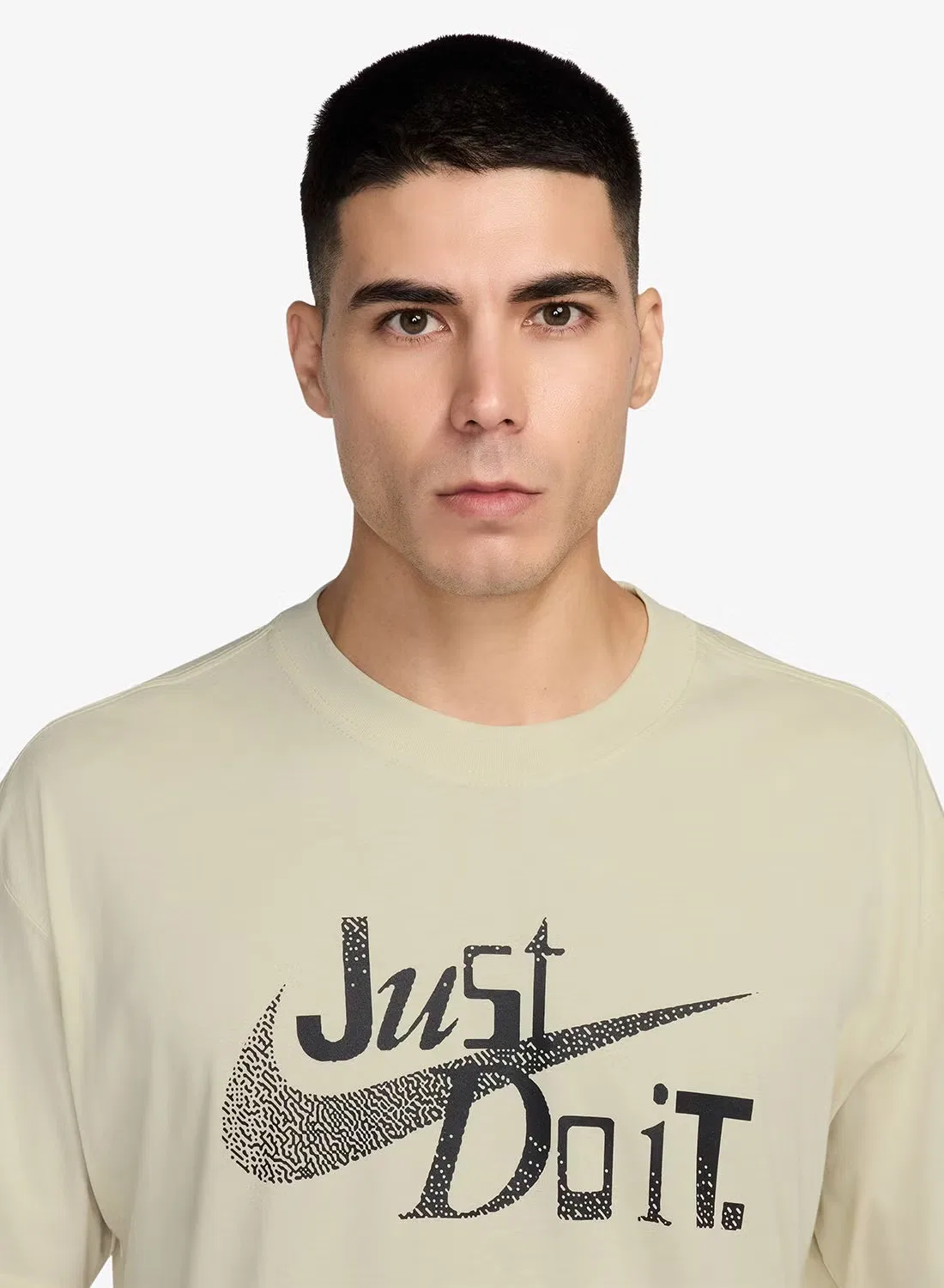 Футболка свободного кроя Just Do It Nike, светло-хаки