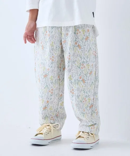 Детские спортивные штаны из футера с принтом GITA, Light Grey