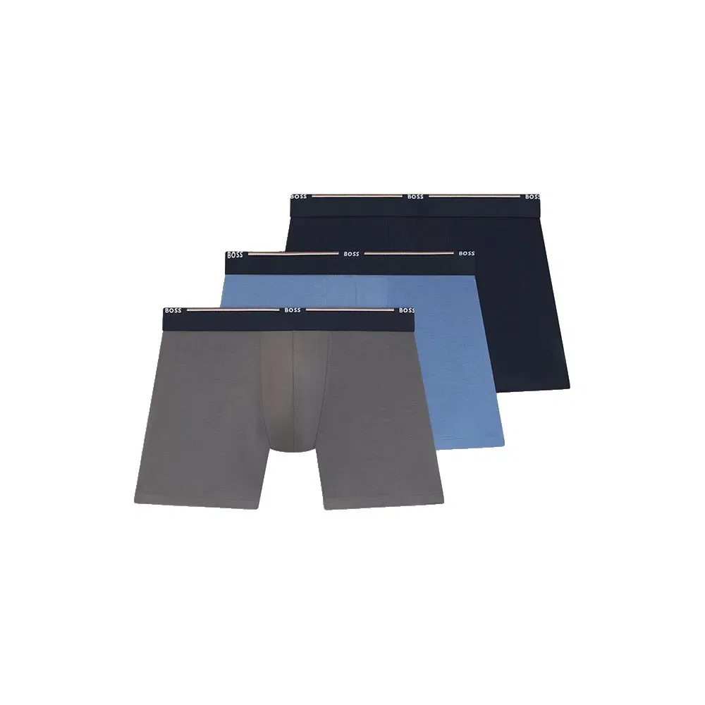 Мужские боксеры с влагоотводящей тканью Bamboo Boxer BOSS, Multicolor