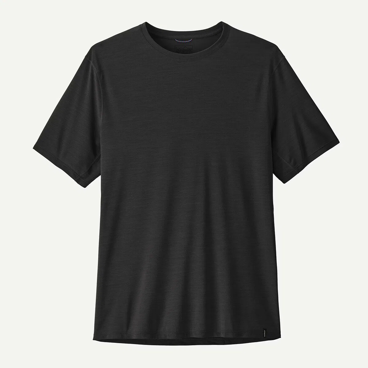 Мужская футболка техническая с принтом Capilene Cool Ultra Shirt Patagonia, Black/Forge Grey X-Dye — фото 3