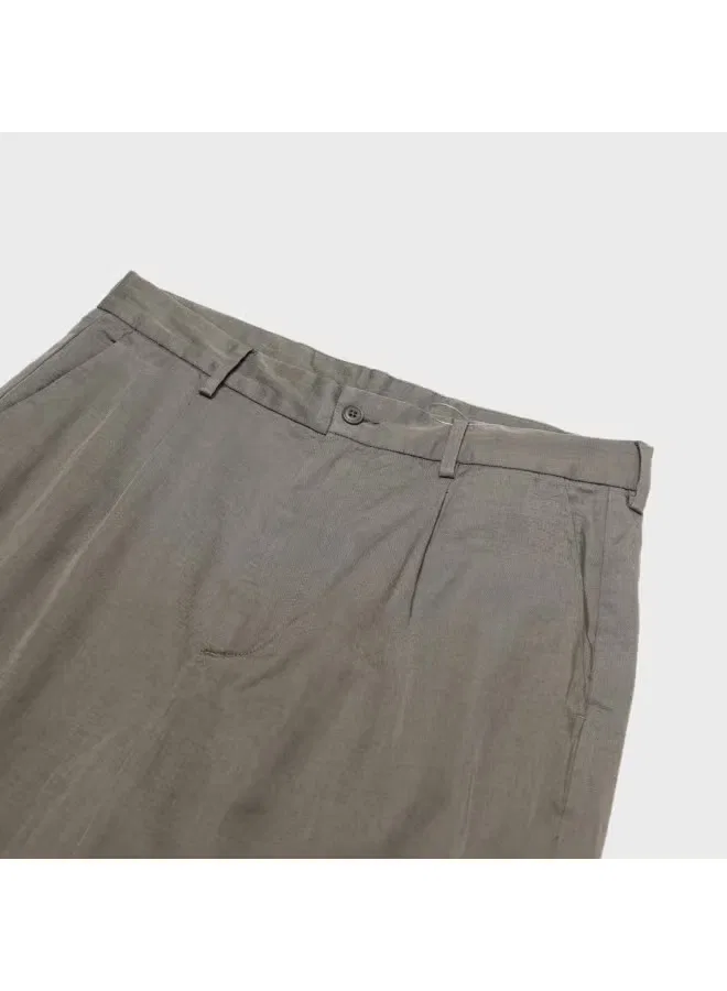 Брюки свободные Zara, темно-серый — фото 4