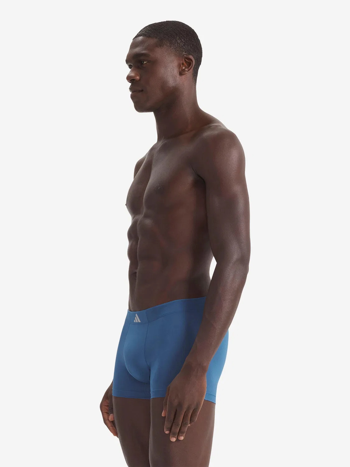 Мужские классические боксеры Active Micro Tech 3-Pack Adidas, Цвет: Schwarz / Blaugrau / Berlinerblau — фото 4