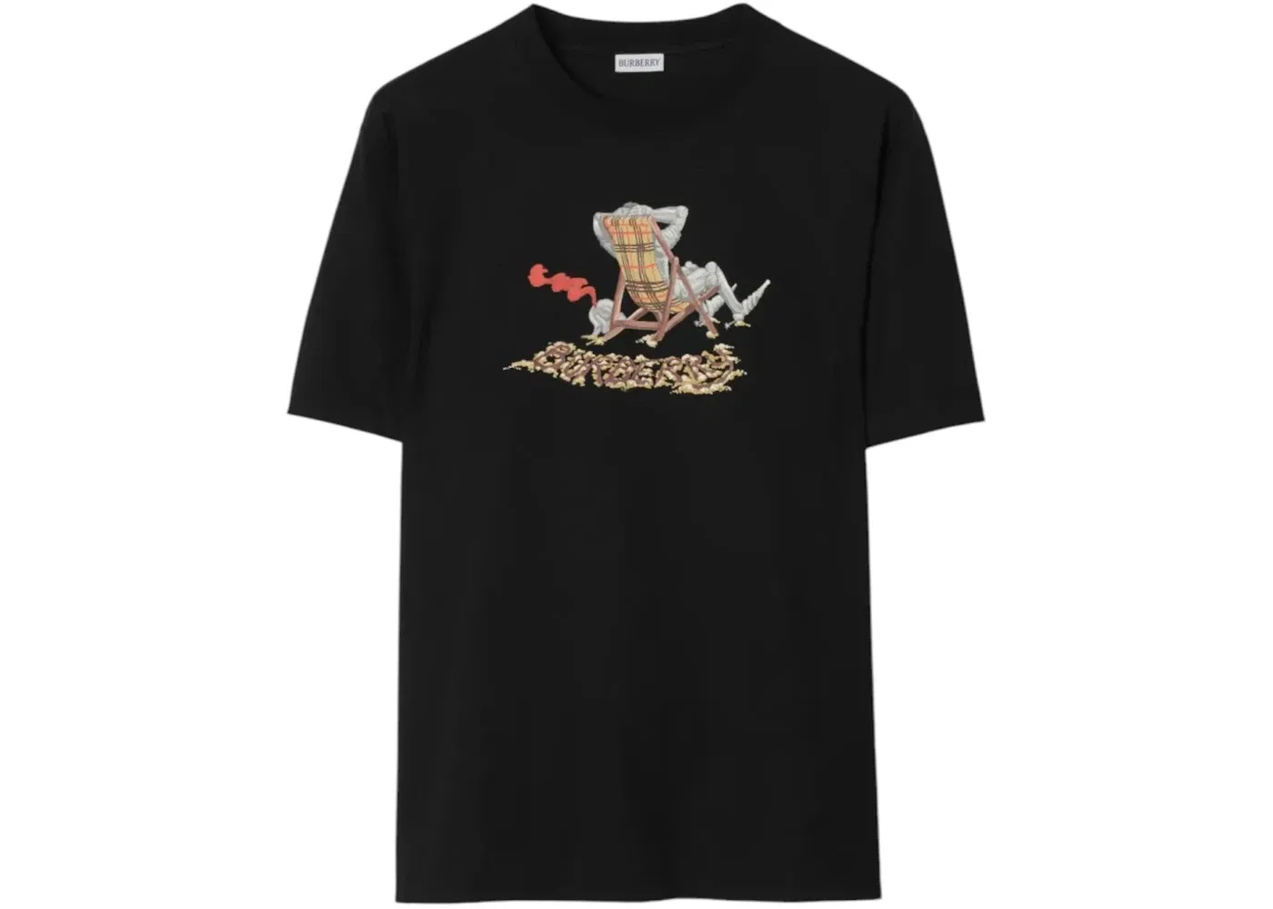 Мужская футболка с коротким рукавом Burberry T-shirt, Black