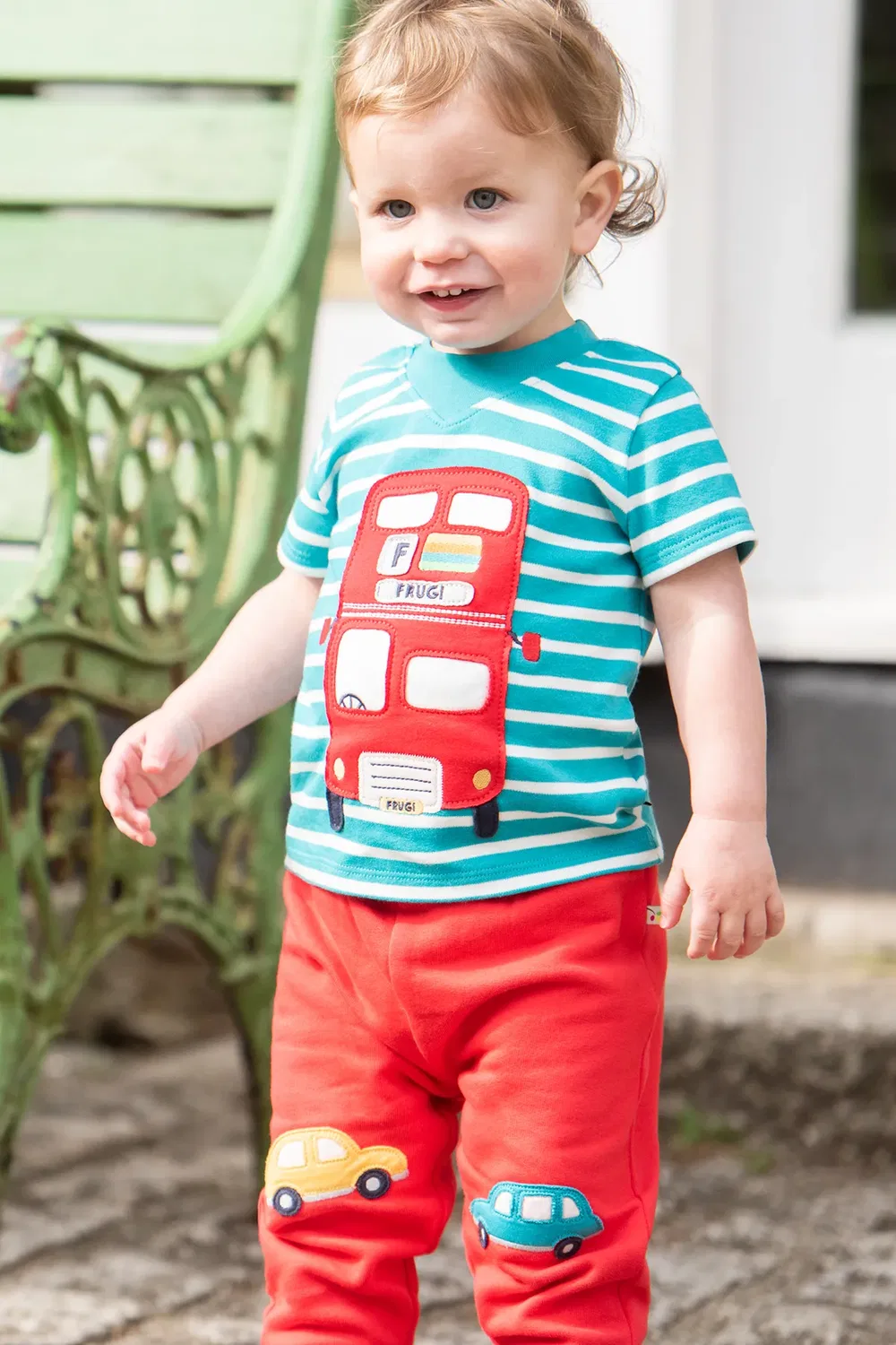 Детские джоггеры Switch Character Frugi, Red — фото 2