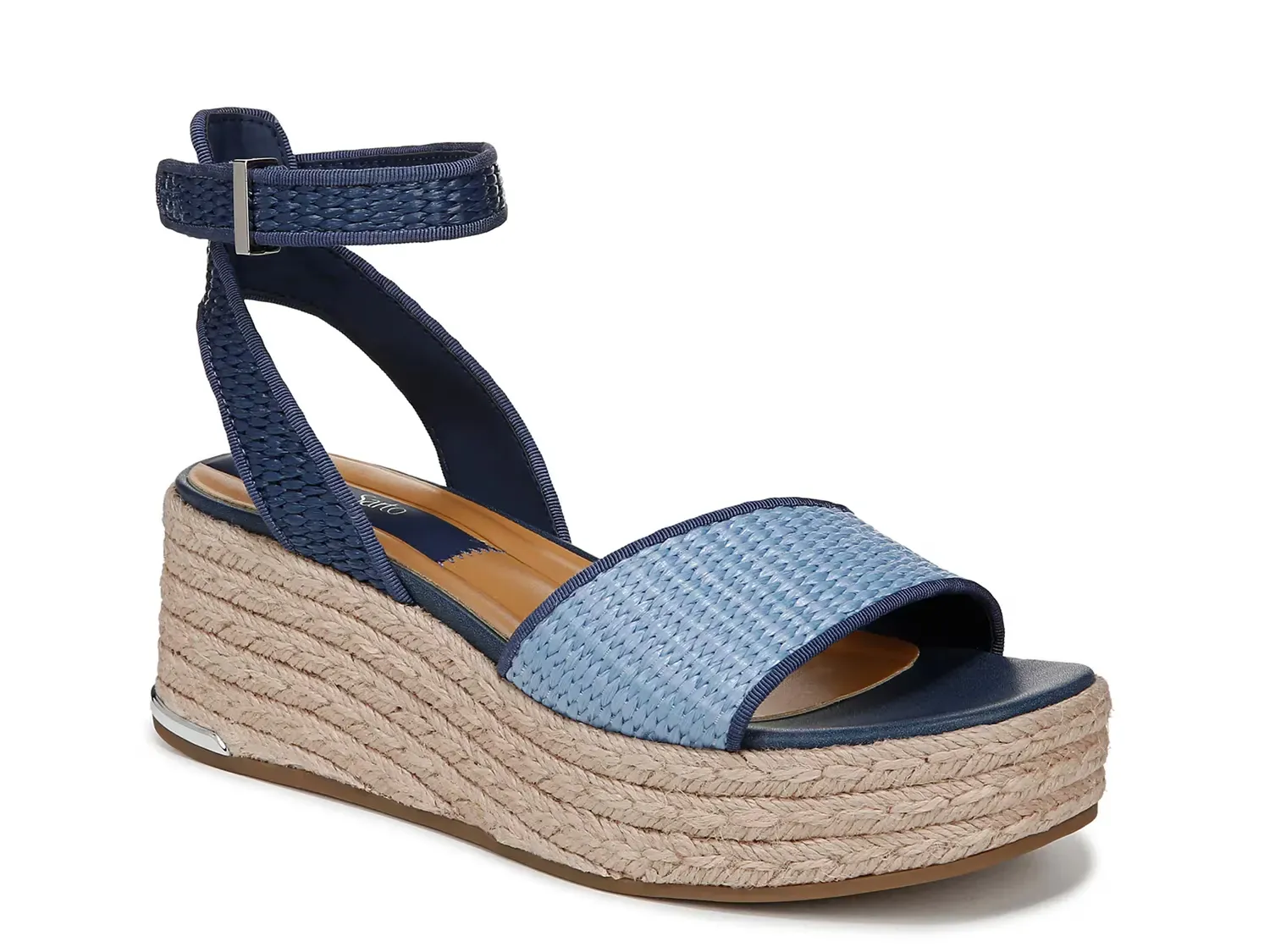 Эспадрильи Tiffany на танкетке Franco Sarto, Blue