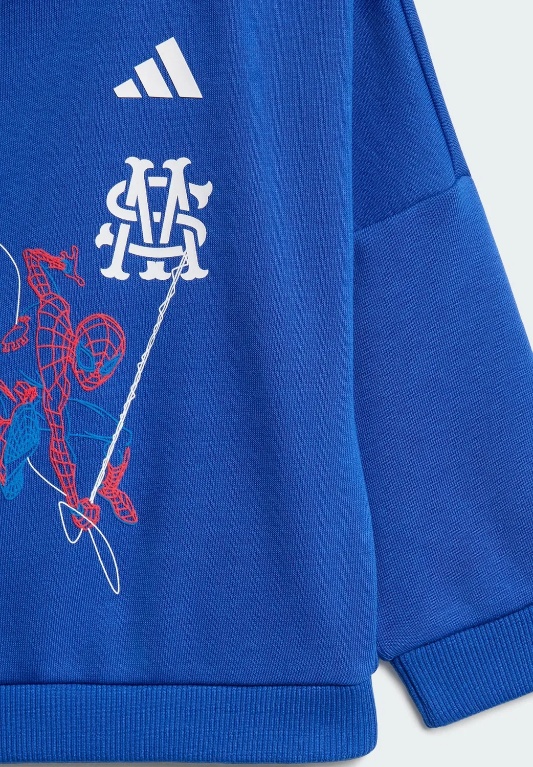 Детский спортивный костюм Marvel Spider-Man Adidas Performance, Team Royal Blue/White — фото 4