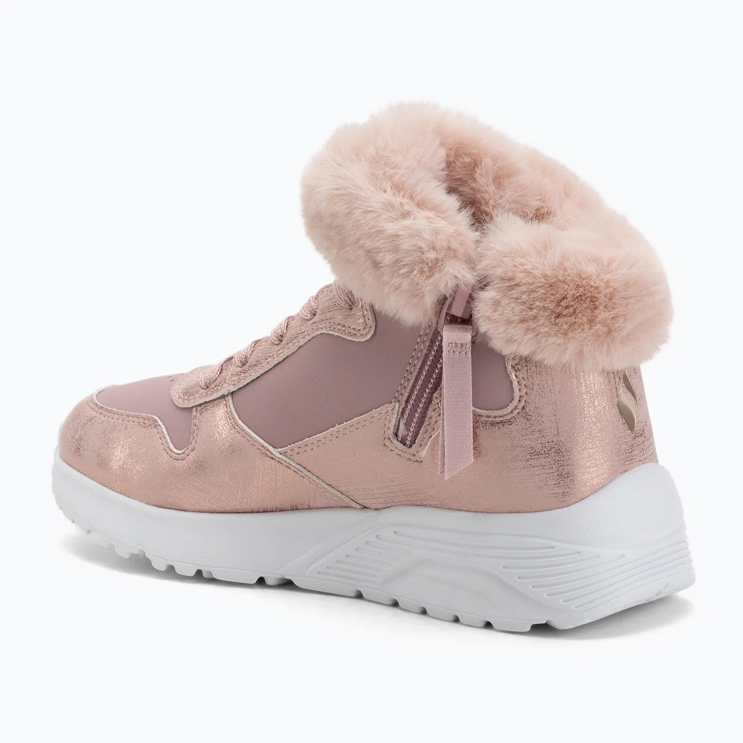Детские кроссовки с высоким берцем Uno Lite Comfort Collar Skechers, Rosa — фото 3