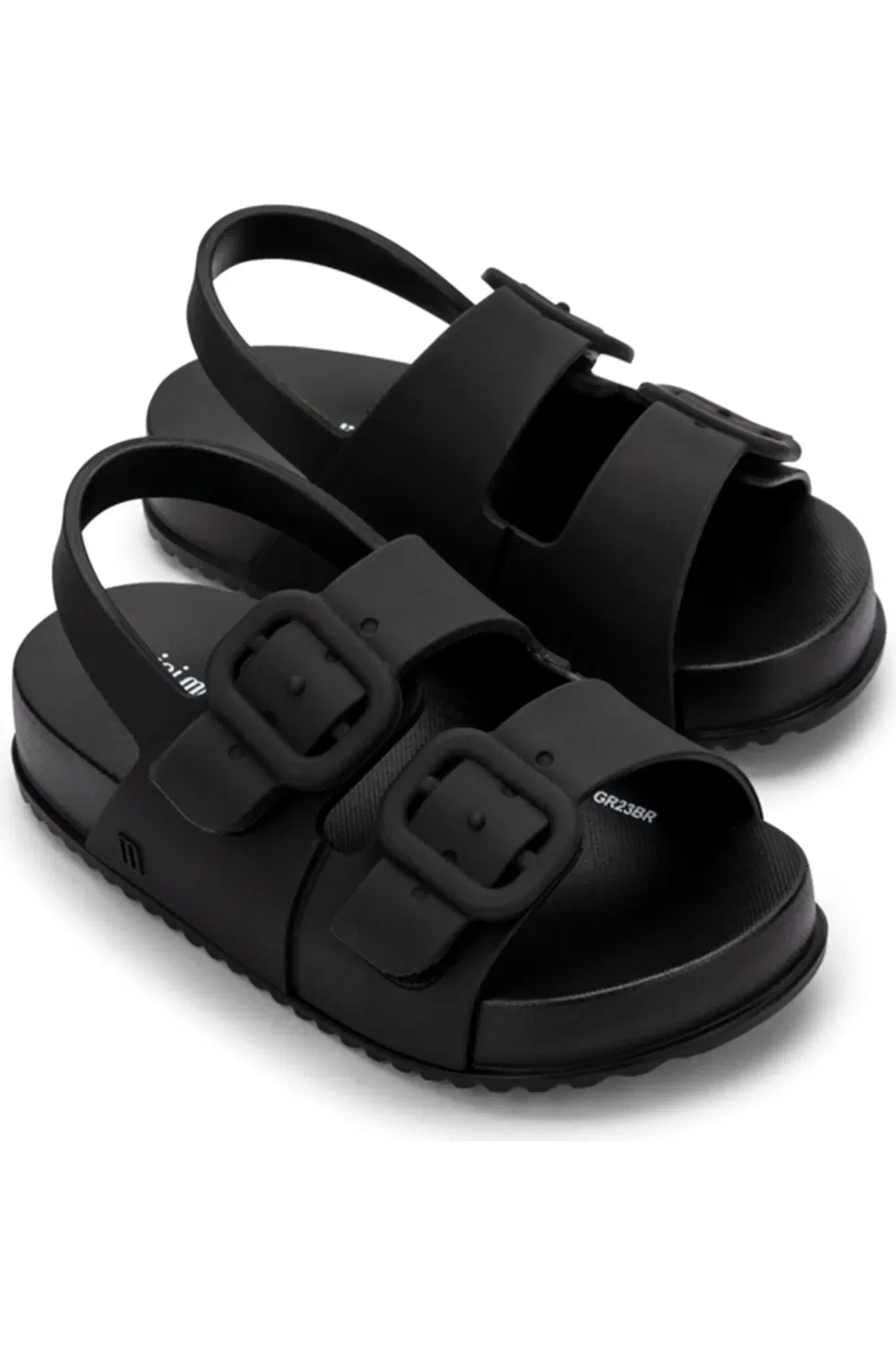 Сандалии детские slingback Mini Cozy Matt Black Mini Melissa