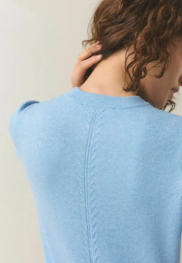 Футболка Regular fit Basic t-shirt Next, синий — фото 4