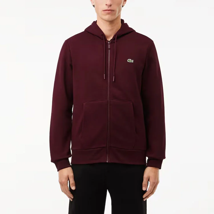 LACOSTE Свитшот мужской бордовый