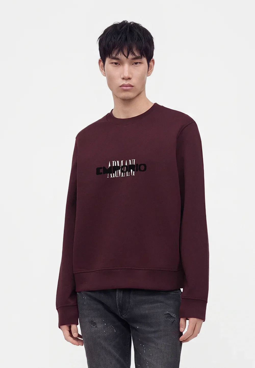 Толстовка Emporio Armani, Bordeaux