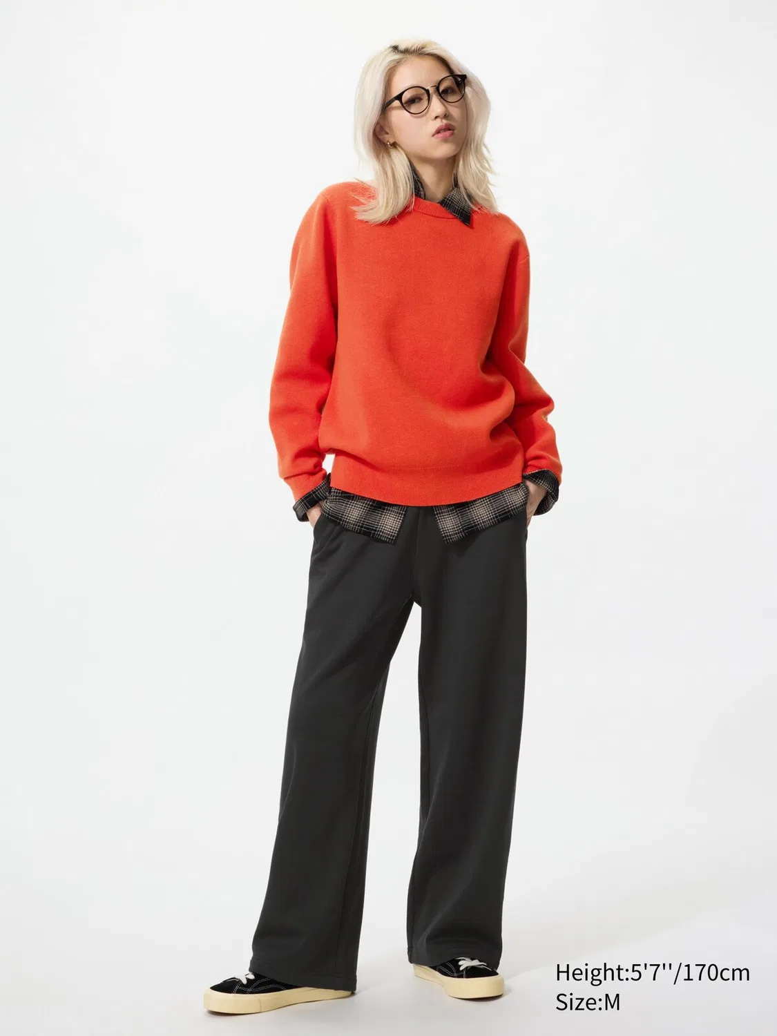 Брюки Uniqlo, спортивные, теплые и широкие, черный