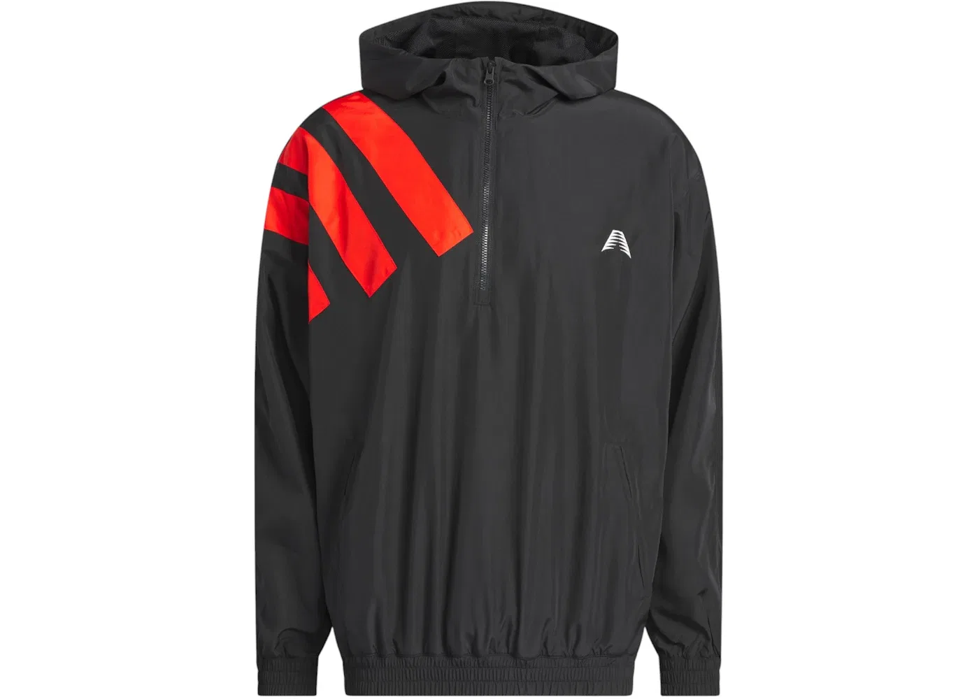 Мужская ветровка с длинным рукавом Adidas Ae Anorak Pullover, Black
