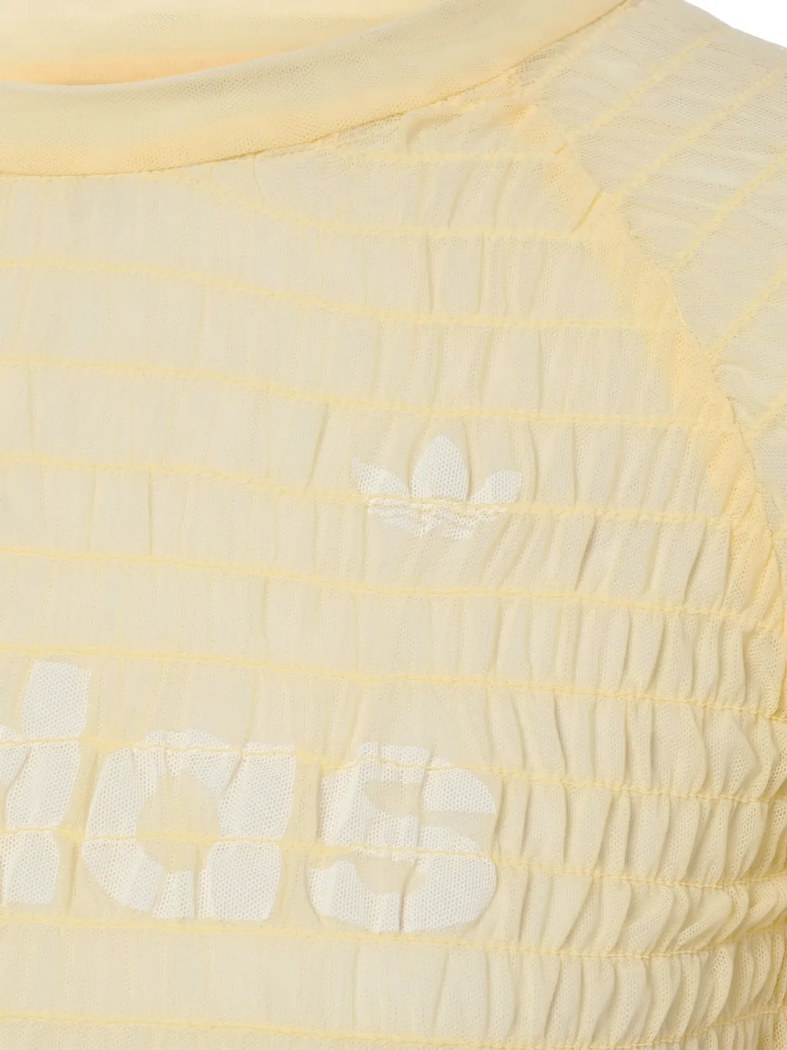 Женская приталенная футболка Adidas Originals, Yellow — фото 3