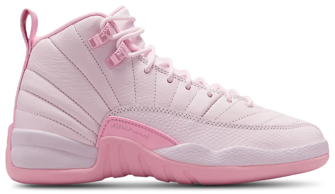 Кроссовки для девочек Retro 12 Jordan, цвет Pearl Pink/Medium Soft Pink