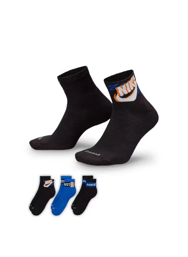 Носки спортивные с амортизацией, комплект из 3 пар Nike