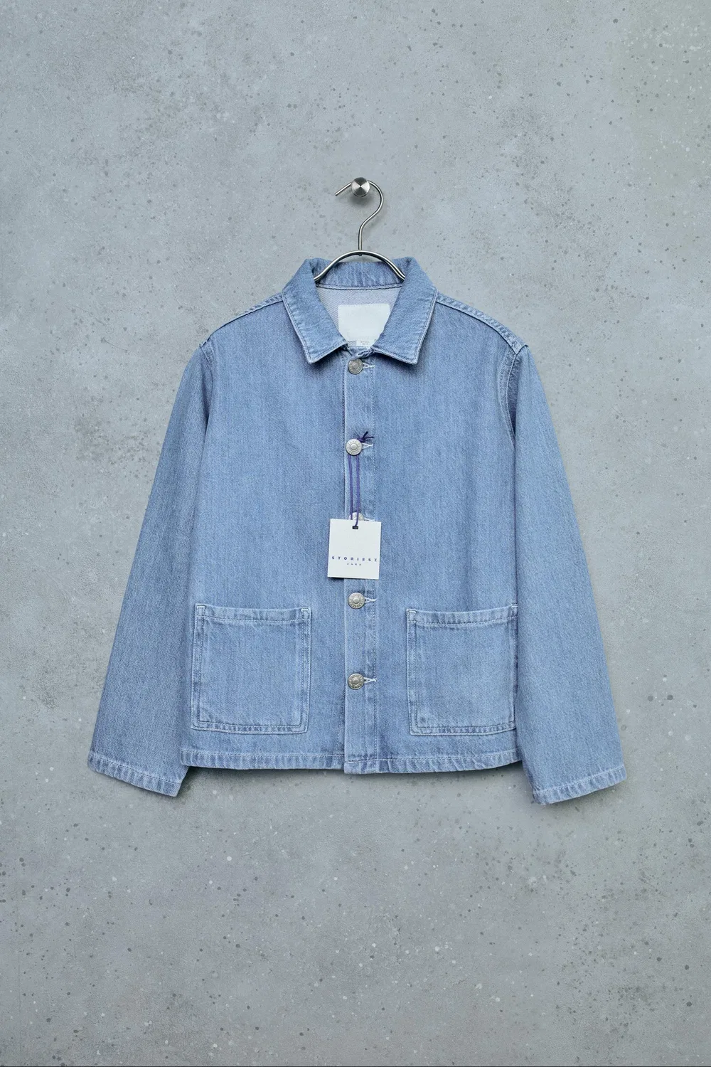 STORIESZ - Джинсовая рубашка-куртка ZARA, Blue