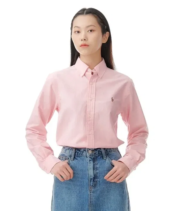 Оксфордская рубашка Custom Fit, Polo Ralph Lauren, розовый — фото 3