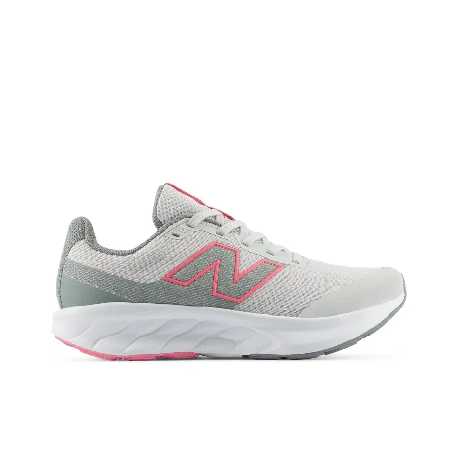 Спортивные кроссовки New Balance серого и светло-серого цвета — фото 3