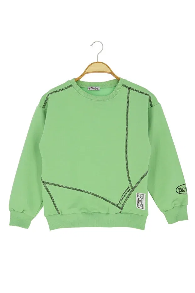 Детские свитшот-блуза с принтом для мальчиков Crassi, Light Green