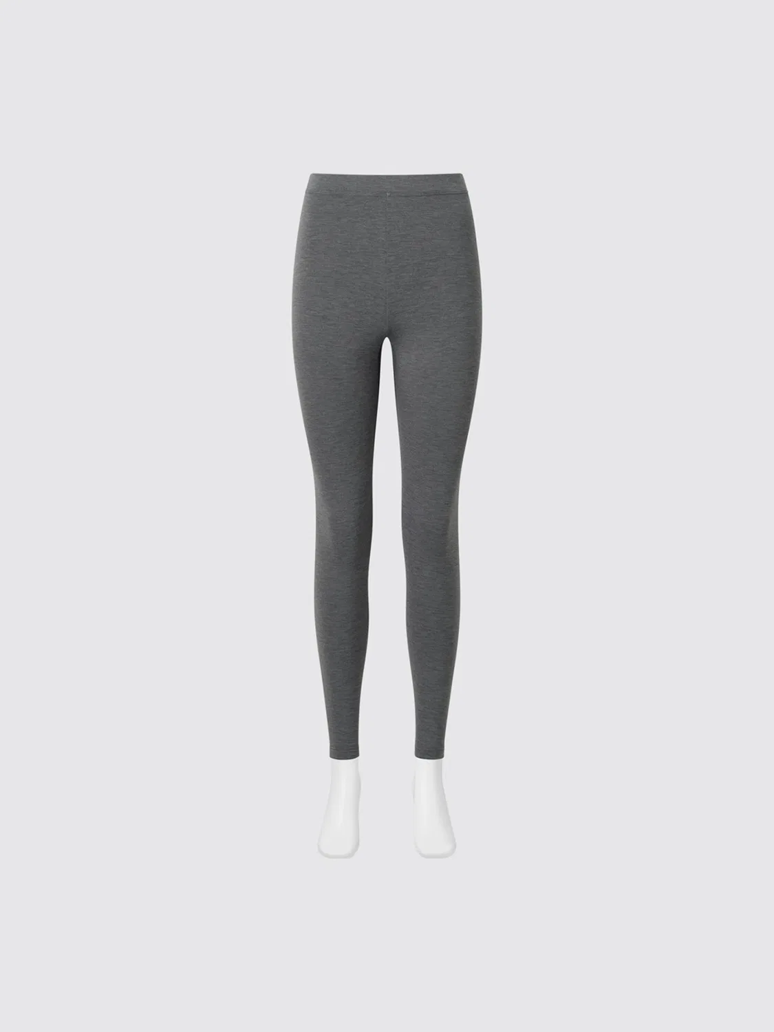 Леггинсы утепленные хлопковые Extra Warm Uniqlo, черный — фото 2
