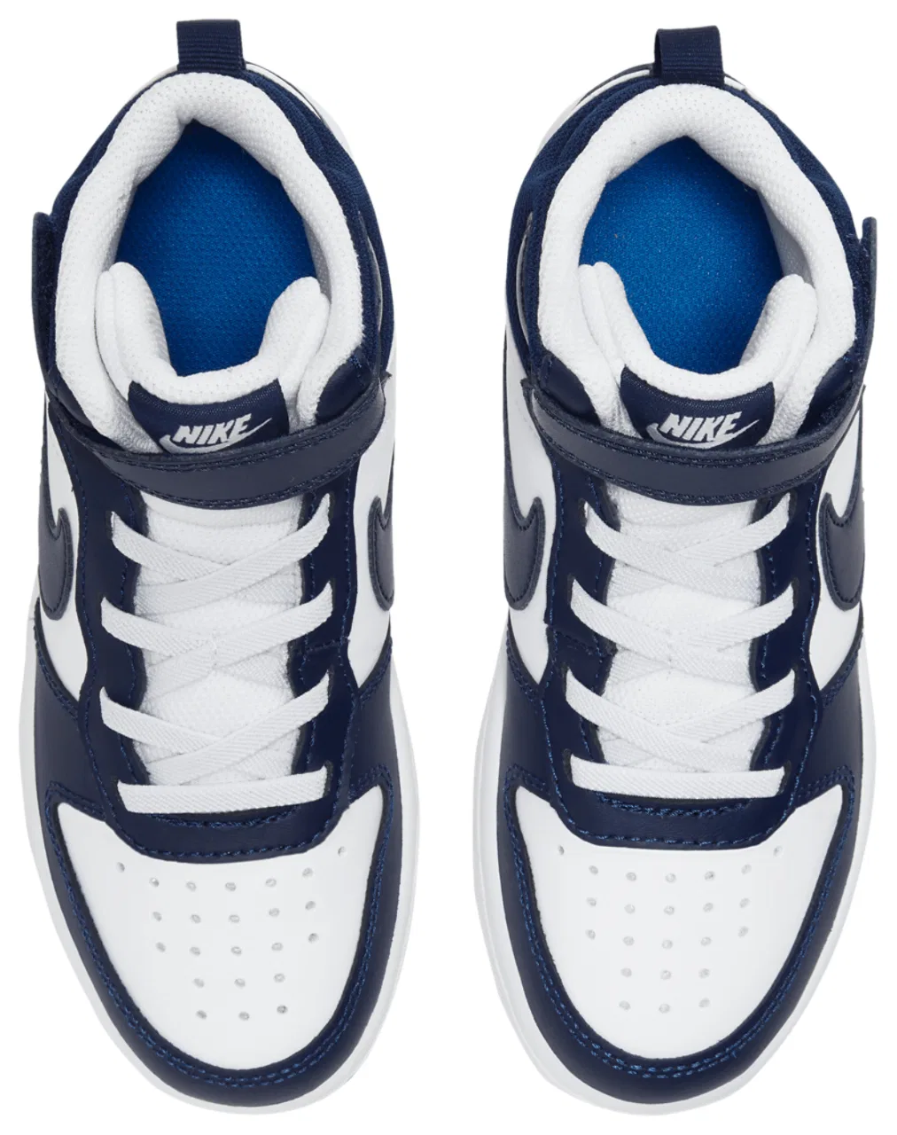 Кеды для мальчиков Court Borough Mid 2 Nike, цвет Signal Blue/White/Blue Void — фото 4