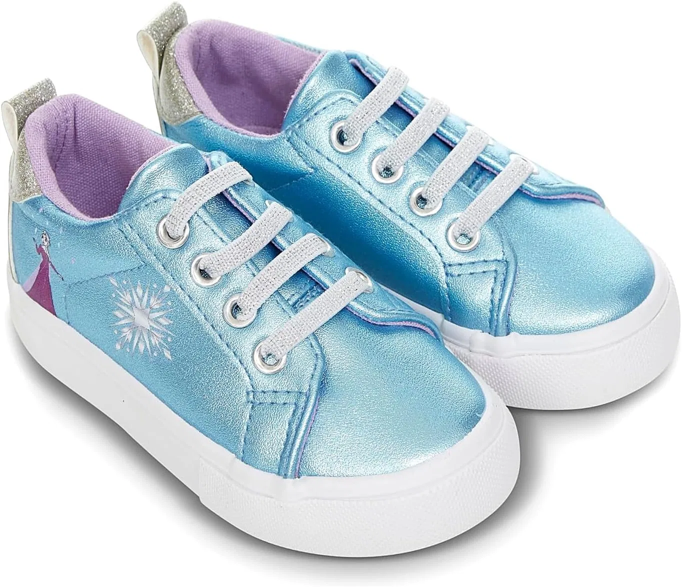 Детские кроссовки для девочек с принтом Disney Frozen Elsa, Anna, Olaf Adventure, Light Blue