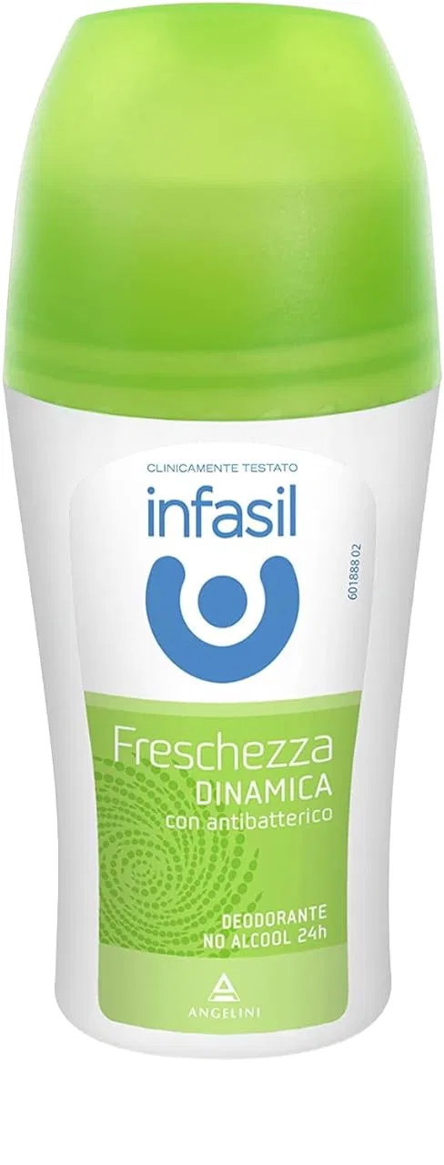 Дезодорант-ролик Infasil Dynamic Freshness без алкоголя, 12 x 50 мл + брелок, Beni Culinari — фото 2