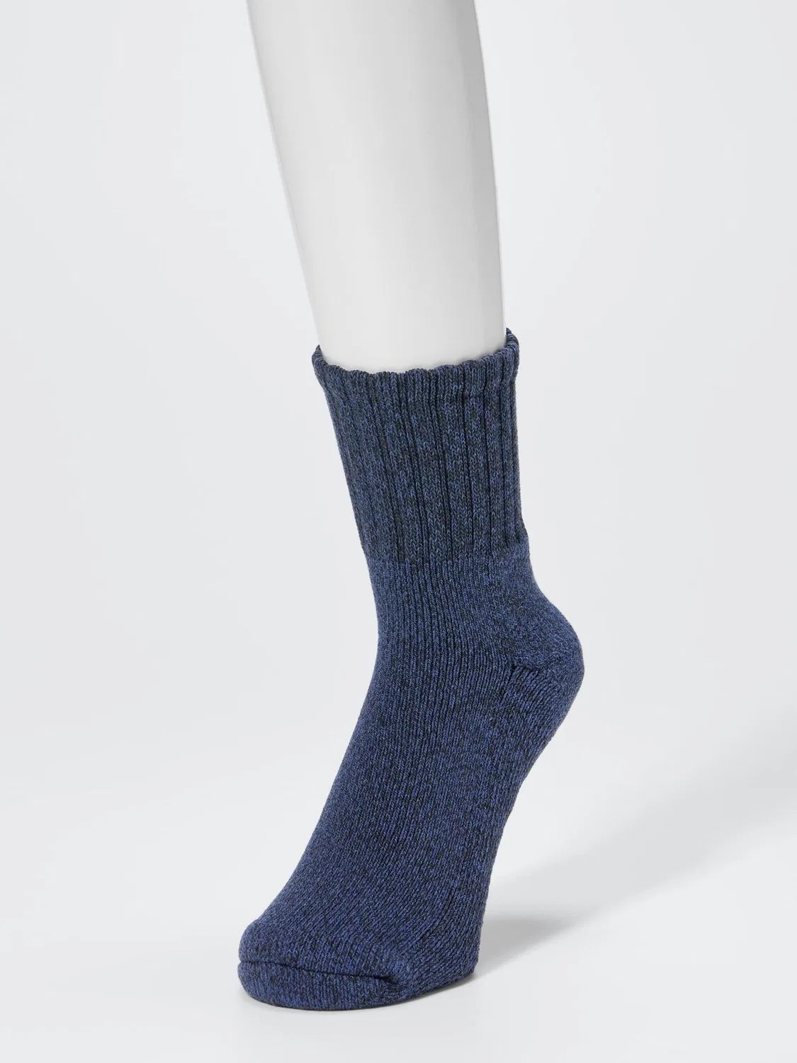Носки Uniqlo Heattech, с ворсом и мягкой посадкой, темно-синий — фото 2