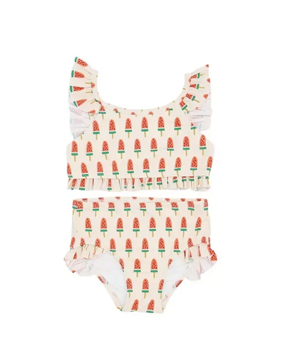 Детский купальник для девочек с оборками Petite Hailey, Watermelon