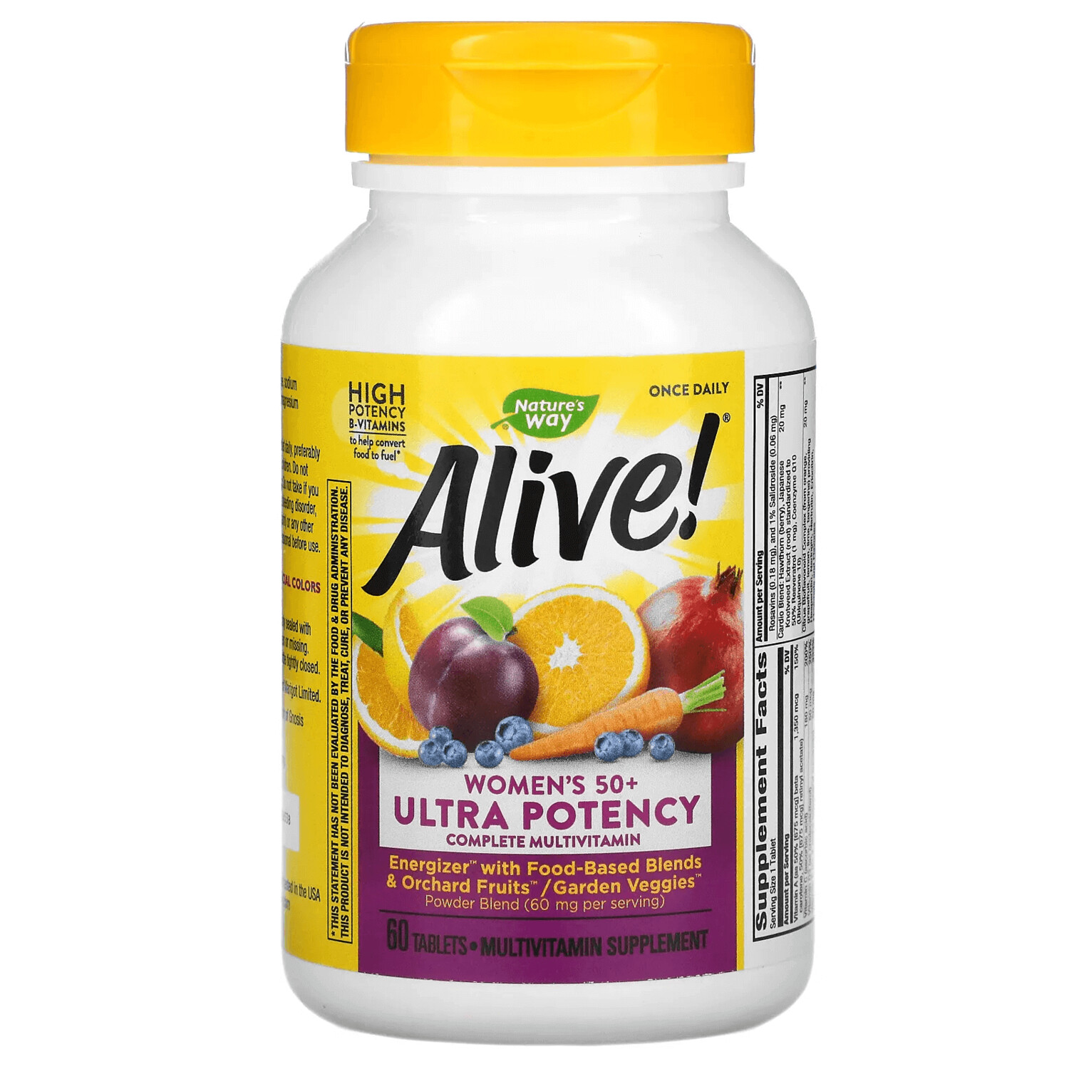 

Полноценный мультивитамин Ultra Potency 60 таблеток Women's 50+, Nature's Way