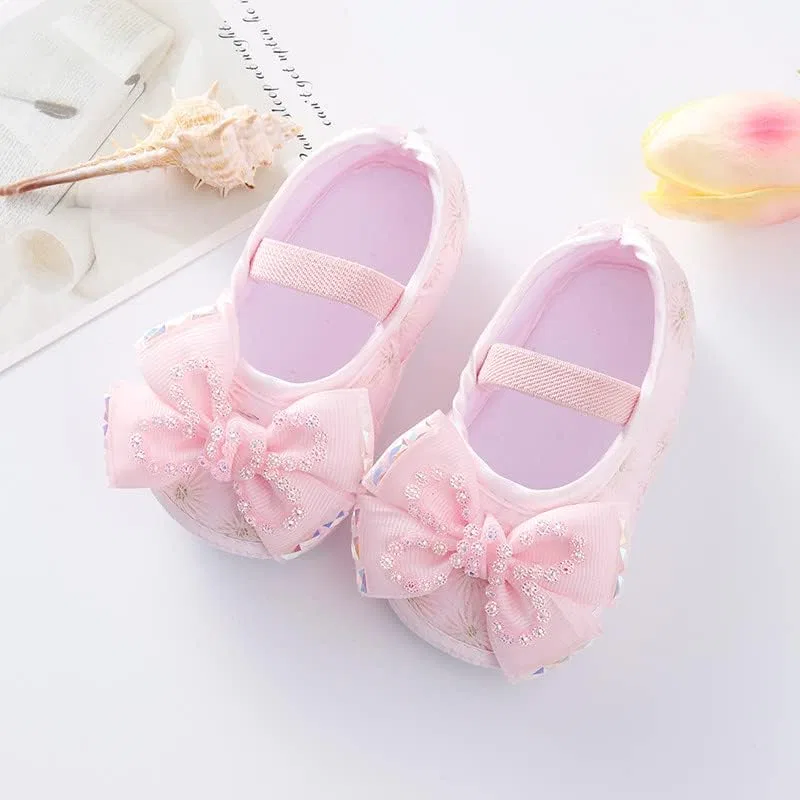 Детские кроссовки для девочек со светящейся подошвой, Pink — фото 2
