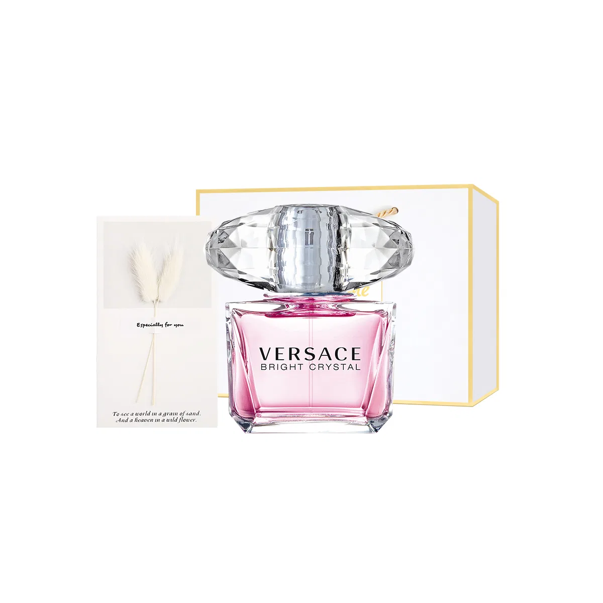 Женский парфюмерный набор Crystal Diamond VERSACE, 90 мл, Pink Diamond