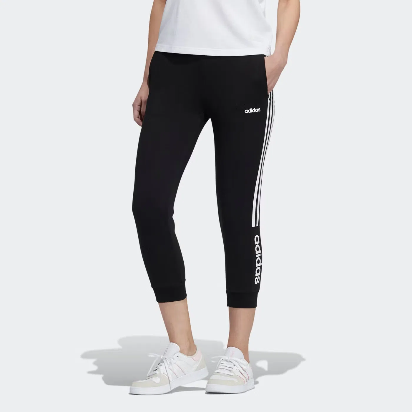Брюки спортивные с логотипом Neo BS 78 Adidas, черный — фото 2