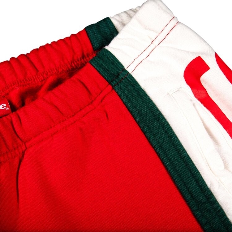 Спортивные брюки Supreme Big Logo Paneled Sweatpant 'Red', красный — фото 4