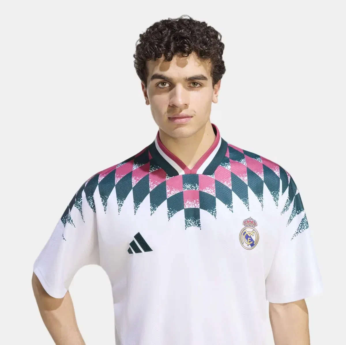Мужская футболка с принтом Real Madrid CF 2026/2027 adidas, Blanco — фото 4