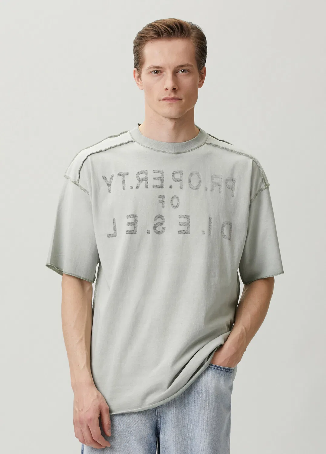 Футболка Look Su Yeşili Diesel, Su Yeşili