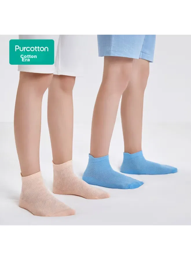 Носки детские антибактериальные бесшовные Purcotton, белый — фото 3